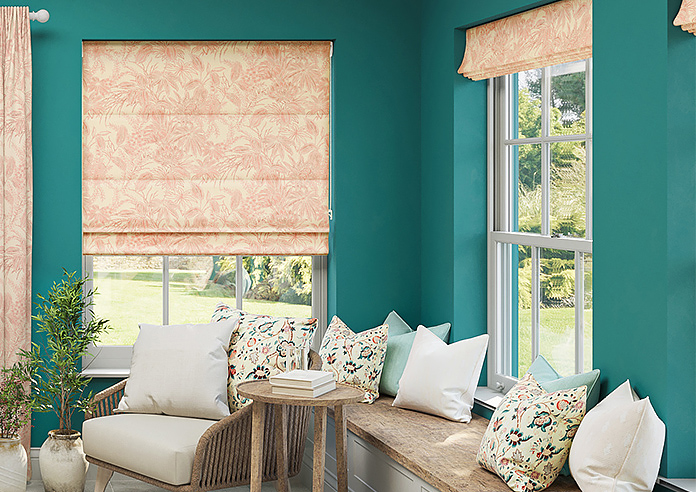 Maui, Seashell Pink - Roman Blind - Image 3